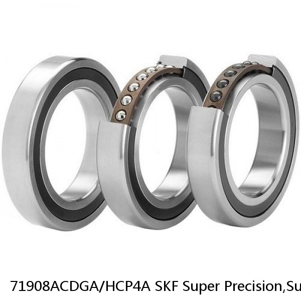 71908ACDGA/HCP4A SKF Super Precision,Super Precision Bearings,Super Precision Angular Contact,71900 Series,25 Degree Contact Angle